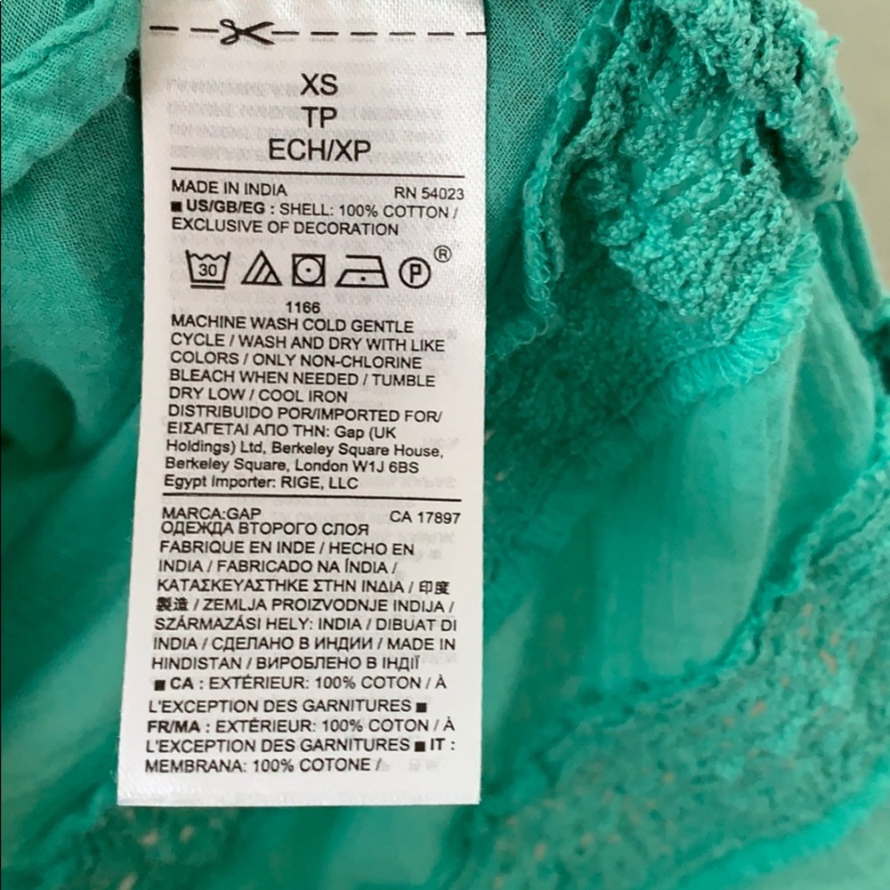 Gap cotton tunic/dress/coverup EUC - Picture 7 of 7